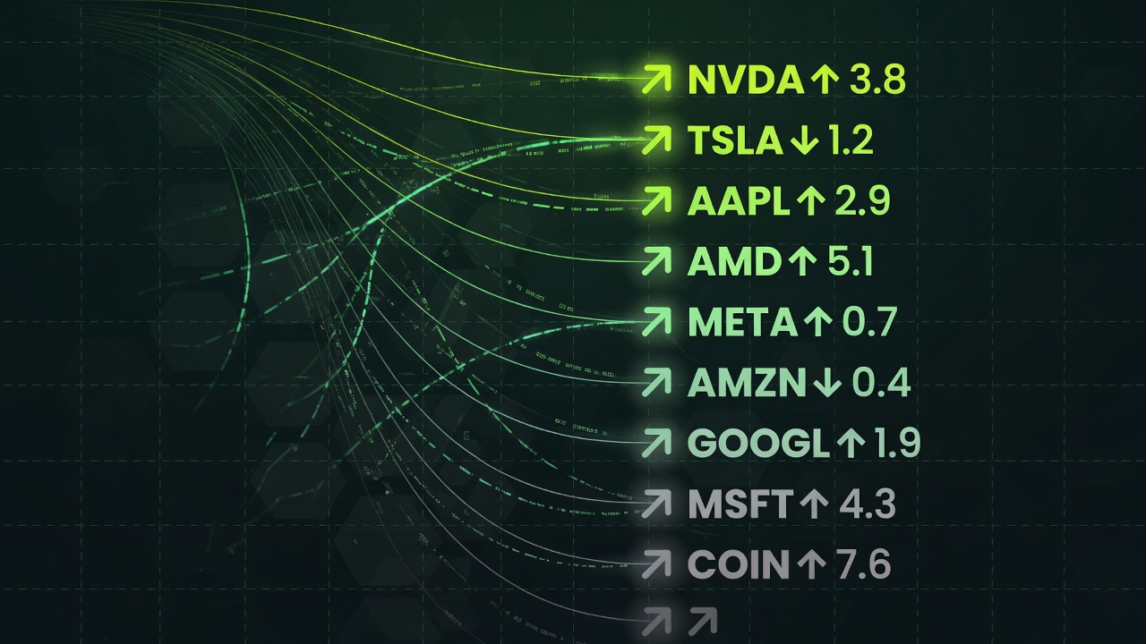 SectorFlow signal ranking — top momentum stocks selected from S&P 500